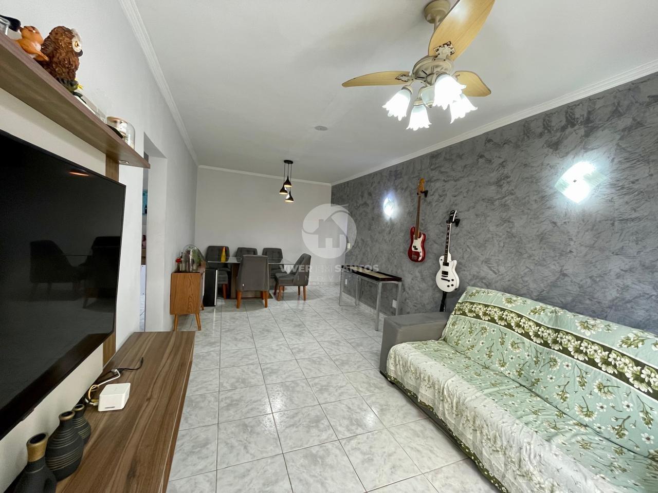 Apartamento 122 m², 2 Dormitórios, Sala Ampla e Vaga Demarcada no Embaré – Santos/SP em Embaré, Santos — foto 3