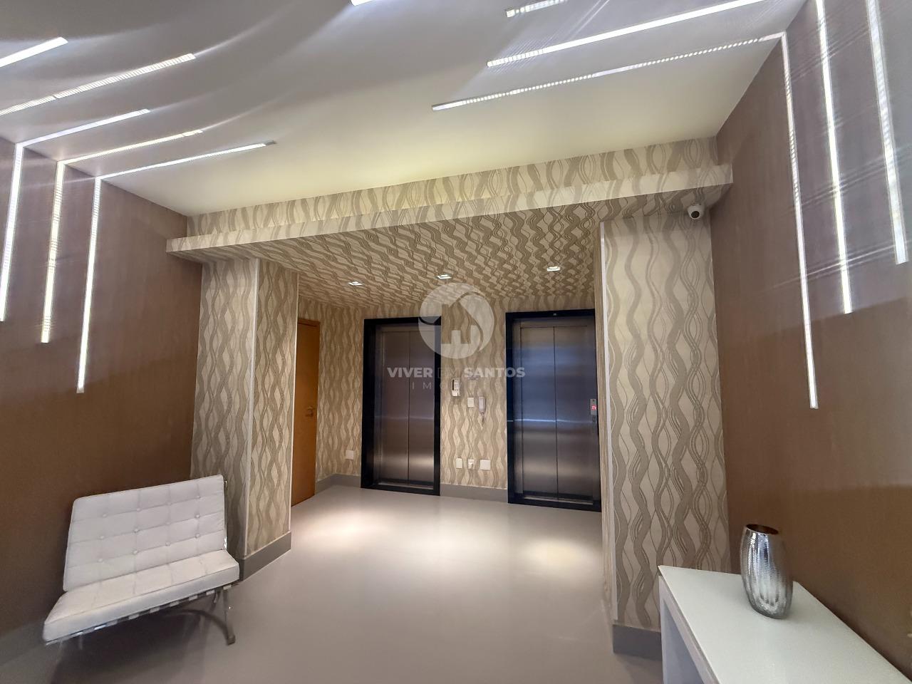 Apartamento Mobiliado, 1 Suíte, Varanda, Vaga Demarcada e Lazer no Residencial Ibiza – Embaré, Santos/SP em Embaré, Santos — foto 27