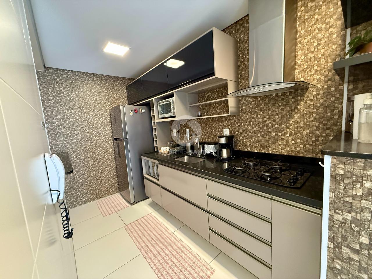 Apartamento Mobiliado, 1 Suíte, Varanda, Vaga Demarcada e Lazer no Residencial Ibiza – Embaré, Santos/SP em Embaré, Santos — foto 7