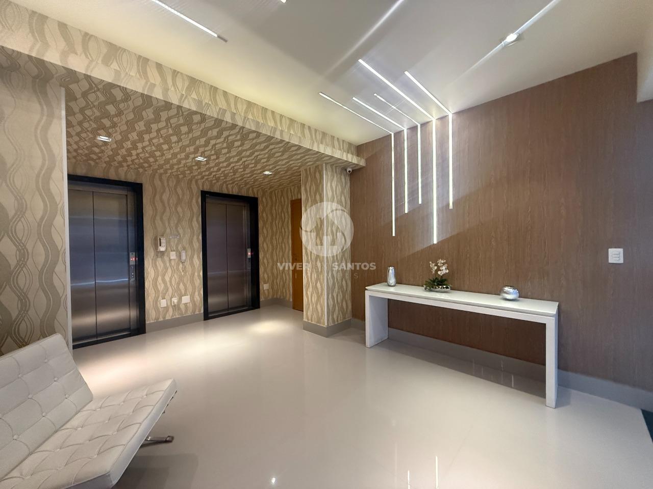 Apartamento Mobiliado, 1 Suíte, Varanda, Vaga Demarcada e Lazer no Residencial Ibiza – Embaré, Santos/SP em Embaré, Santos — foto 26