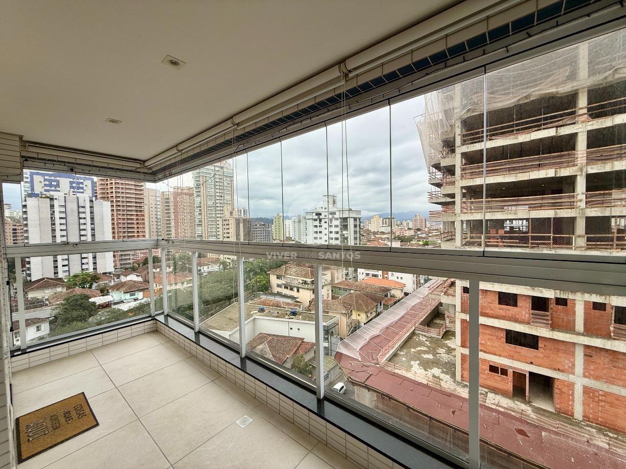 Apartamento Mobiliado, 1 Suíte, Varanda, Vaga Demarcada e Lazer no Residencial Ibiza – Embaré, Santos/SP em Embaré, Santos — foto 5