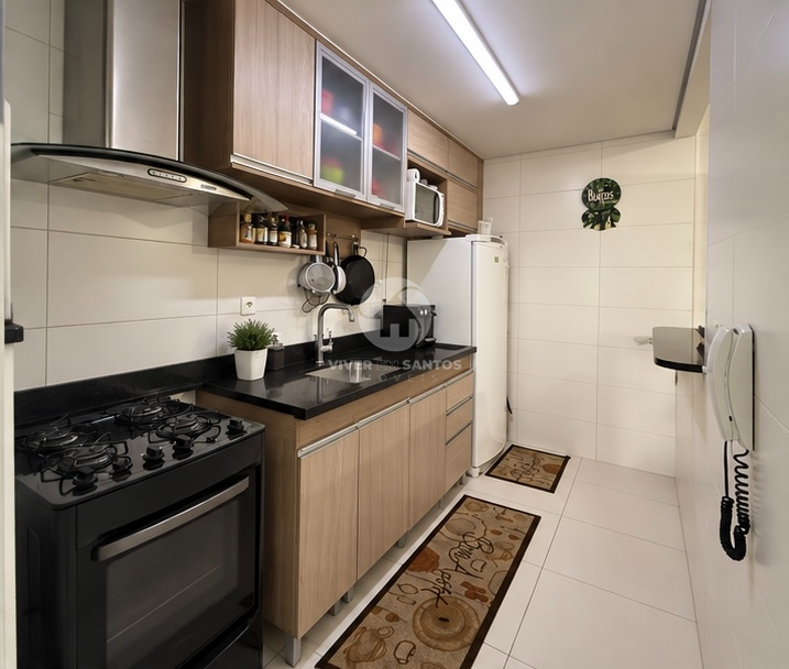 Apartamento 52 m², Andar Alto, 1 Suíte, Varanda e Vaga Demarcada no Residencial Ibiza – Embaré, Santos/SP em Embaré, Santos — foto 6