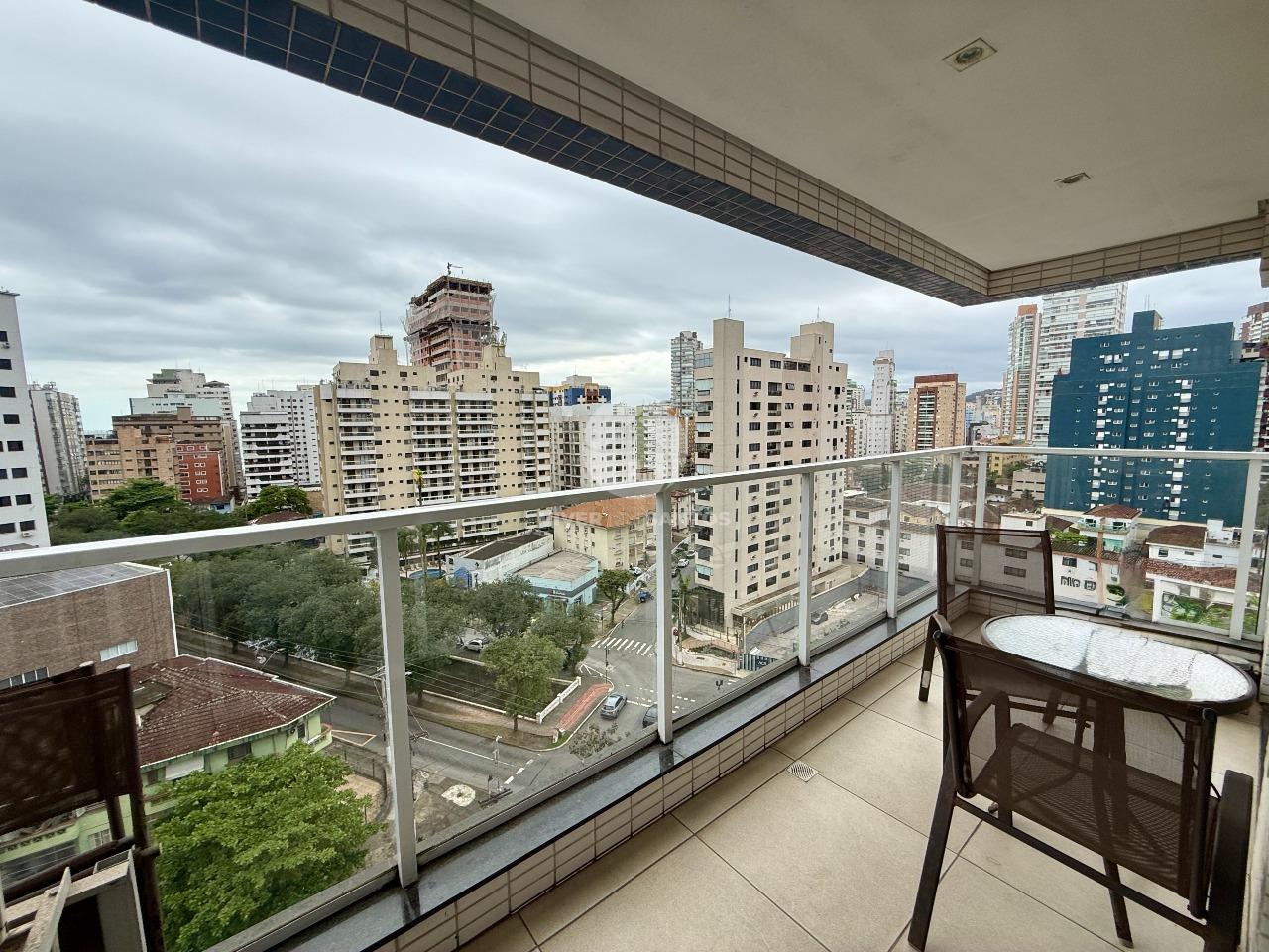 Apartamento 52 m², Andar Alto, 1 Suíte, Varanda e Vaga Demarcada no Residencial Ibiza – Embaré, Santos/SP em Embaré, Santos — foto 3