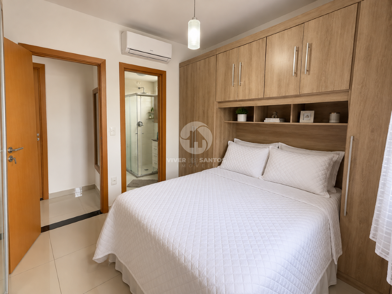 Apartamento 52 m², Andar Alto, 1 Suíte, Varanda e Vaga Demarcada no Residencial Ibiza – Embaré, Santos/SP em Embaré, Santos — foto 10