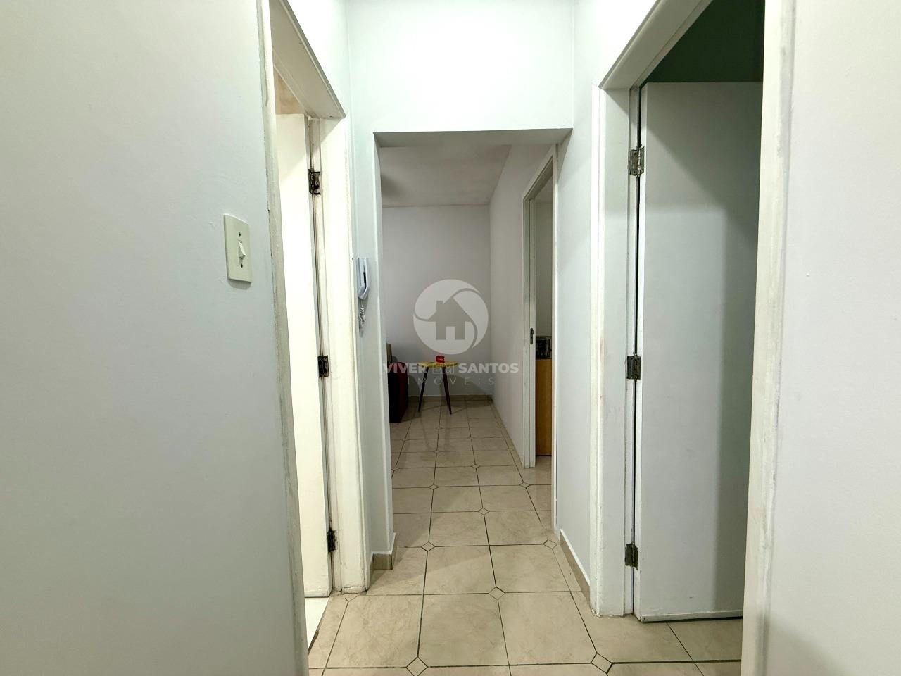 Apartamento Frente Mar, 75 m², 2 Dormitórios e Varanda com Vista para o Mar na Pompéia – Santos/SP em Pompéia, Santos — foto 5