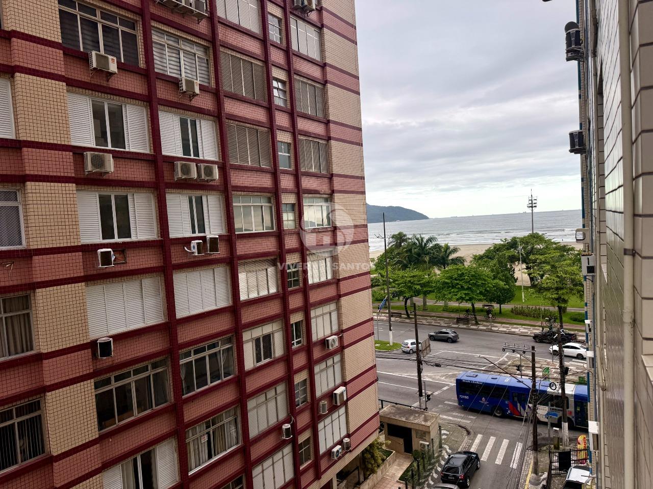 Apartamento Frente Mar, 75 m², 2 Dormitórios e Varanda com Vista para o Mar na Pompéia – Santos/SP em Pompéia, Santos — foto 18