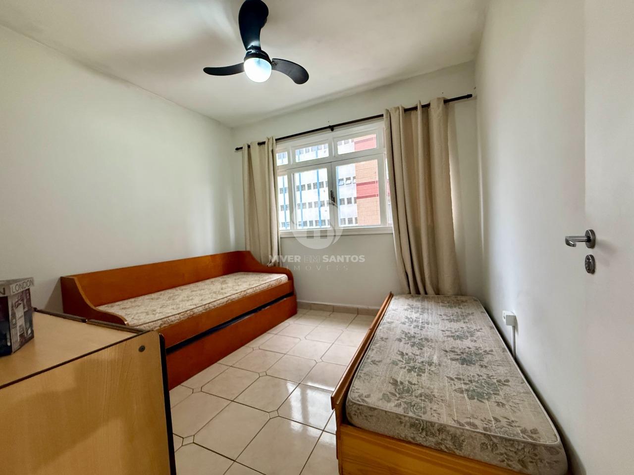 Apartamento Frente Mar, 75 m², 2 Dormitórios e Varanda com Vista para o Mar na Pompéia – Santos/SP em Pompéia, Santos — foto 16