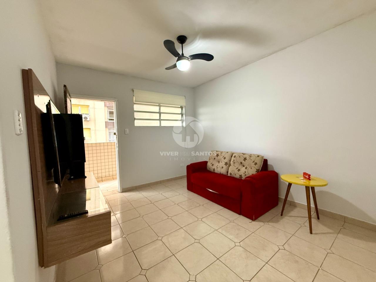 Apartamento Frente Mar, 75 m², 2 Dormitórios e Varanda com Vista para o Mar na Pompéia – Santos/SP em Pompéia, Santos — foto 3