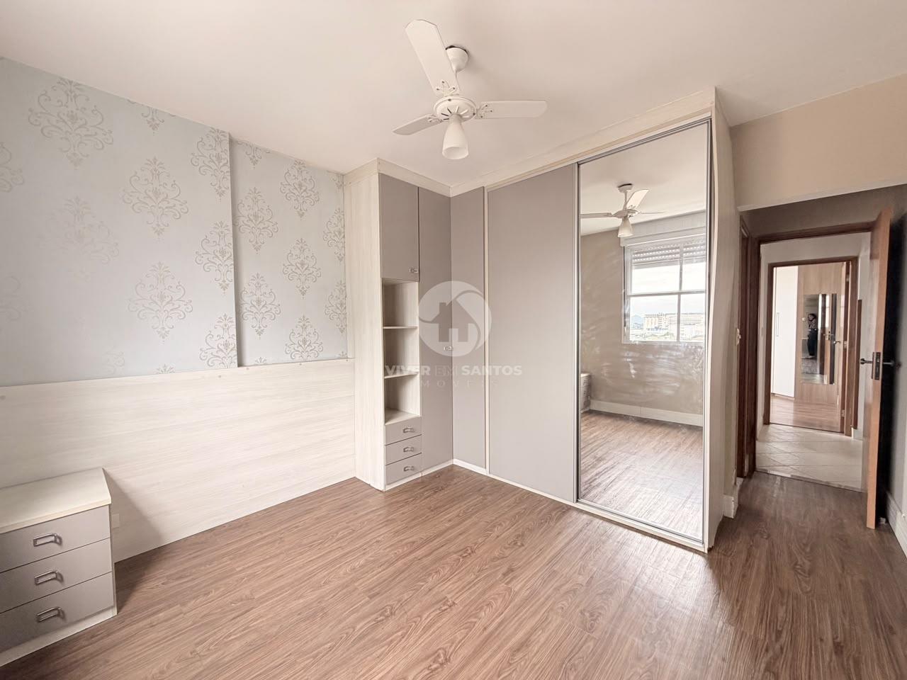Apartamento 3 Dormitórios, Suíte, Sala 3 Ambientes e Vaga Demarcada no Embaré – Santos/SP em Embaré, Santos — foto 19