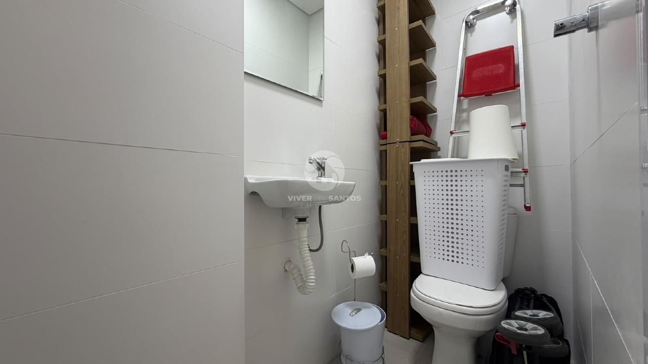 Apartamento vista mar com 2 quartos e lazer completo no Boqueirão em Santos em Boqueirão, Santos — foto 27