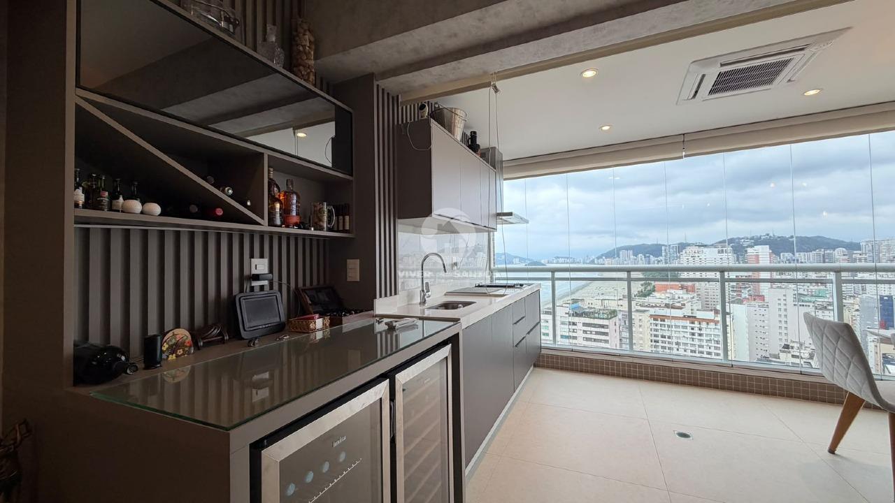 Apartamento vista mar com 2 quartos e lazer completo no Boqueirão em Santos em Boqueirão, Santos — foto 12
