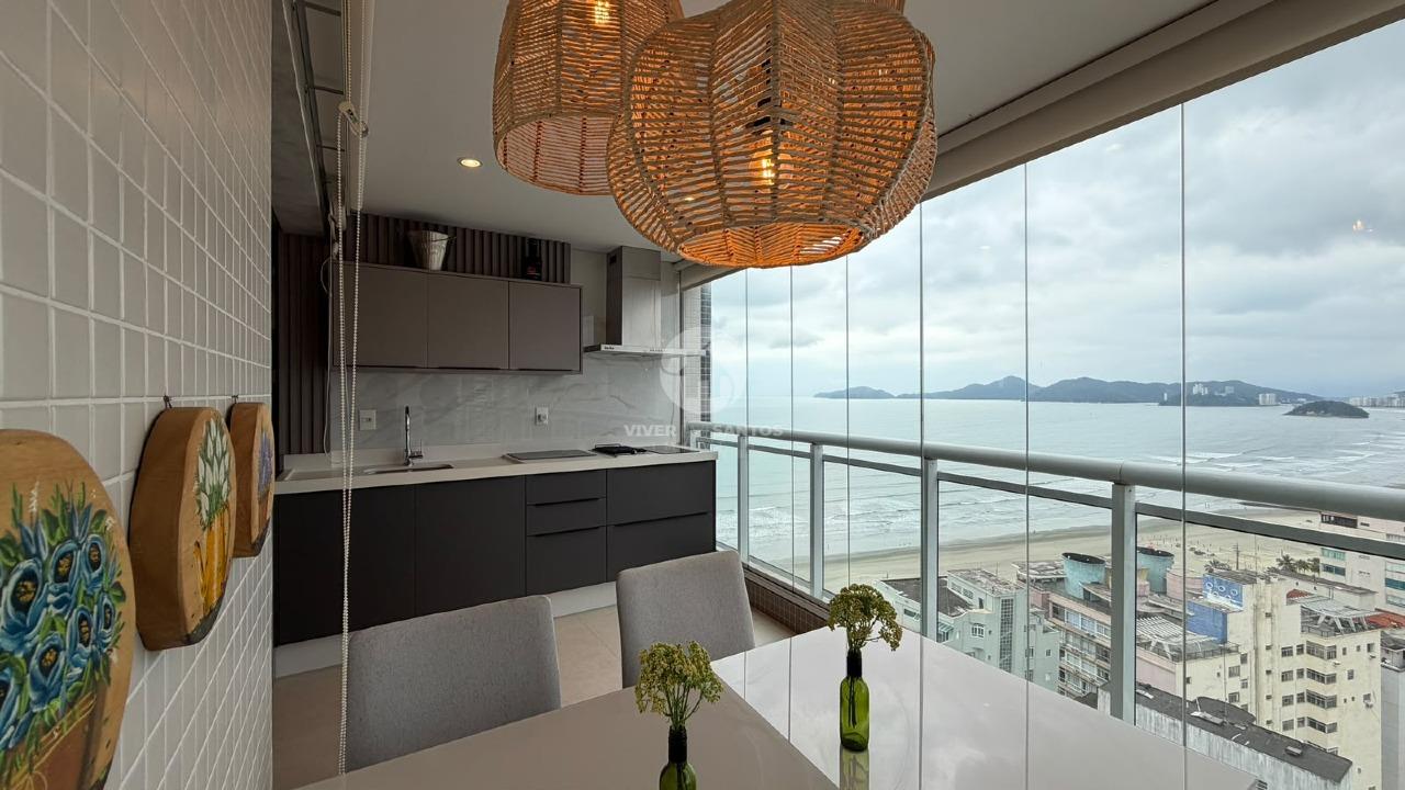 Apartamento vista mar com 2 quartos e lazer completo no Boqueirão em Santos em Boqueirão, Santos — foto 2