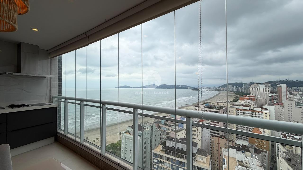 Apartamento vista mar com 2 quartos e lazer completo no Boqueirão em Santos em Boqueirão, Santos — foto 7