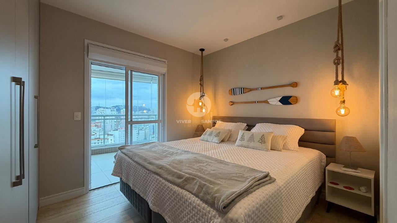 Apartamento vista mar com 2 quartos e lazer completo no Boqueirão em Santos em Boqueirão, Santos — foto 13