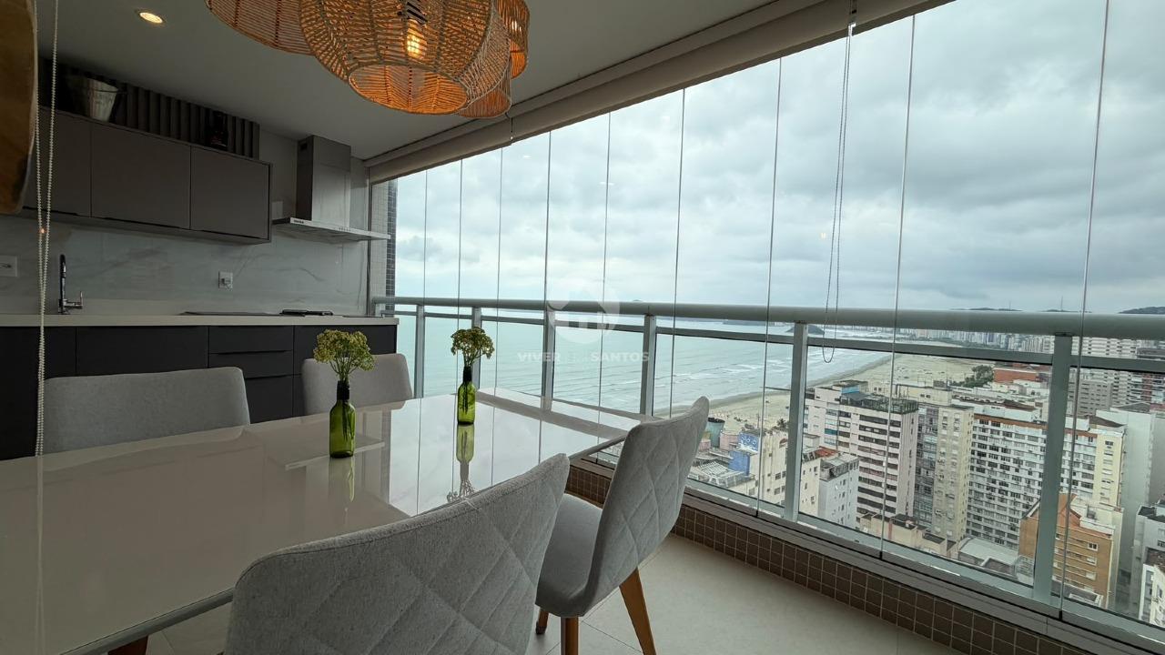 Apartamento vista mar com 2 quartos e lazer completo no Boqueirão em Santos em Boqueirão, Santos — foto 4