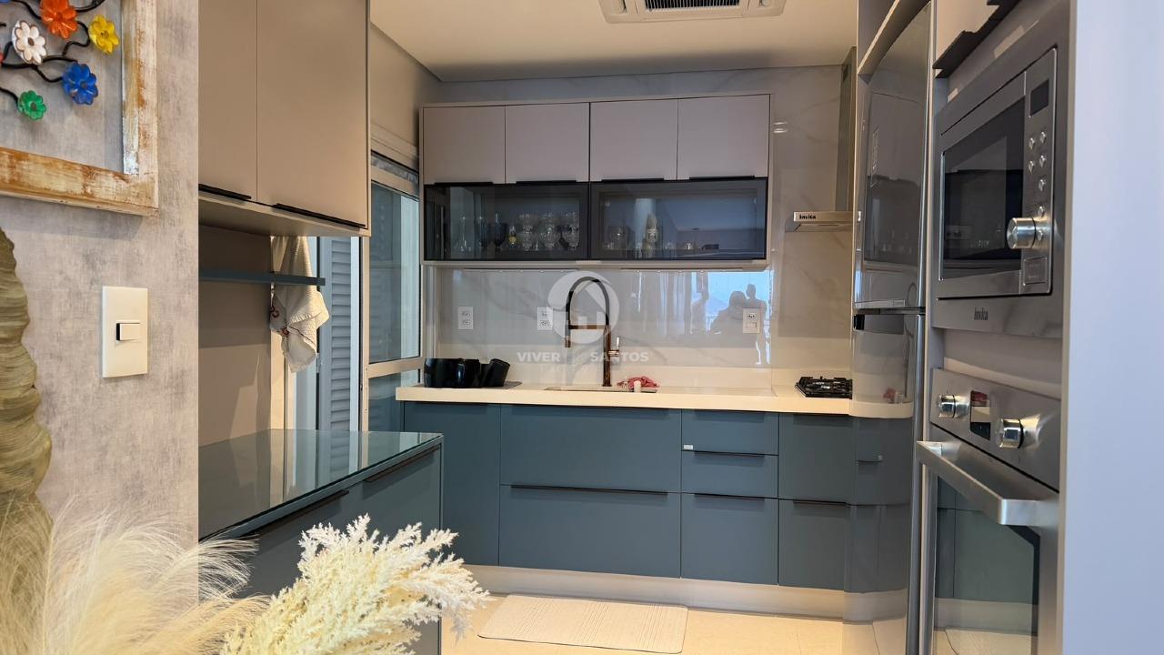Apartamento vista mar com 2 quartos e lazer completo no Boqueirão em Santos em Boqueirão, Santos — foto 21
