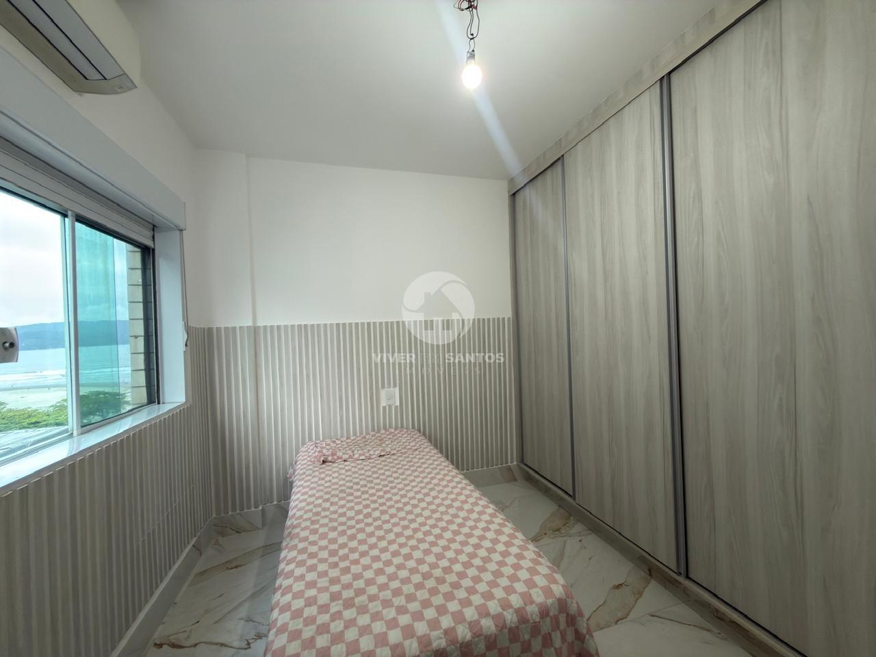 Apartamento Reformado, Andar Alto, 2 Dormitórios e Vista para o Mar na Avenida da Praia – Pompéia, Santos/SP em Pompéia, Santos — foto 13