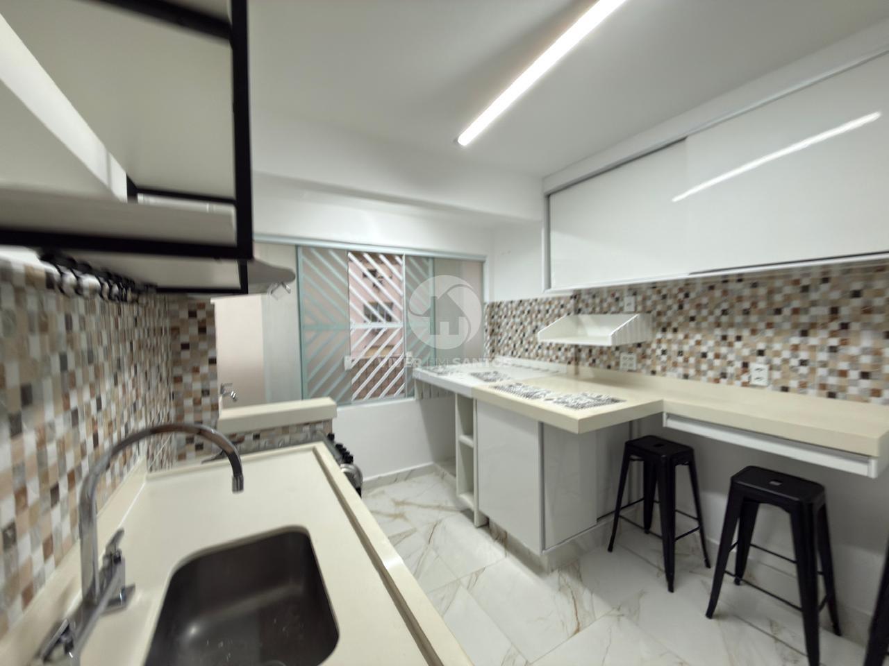 Apartamento Reformado, Andar Alto, 2 Dormitórios e Vista para o Mar na Avenida da Praia – Pompéia, Santos/SP em Pompéia, Santos — foto 19