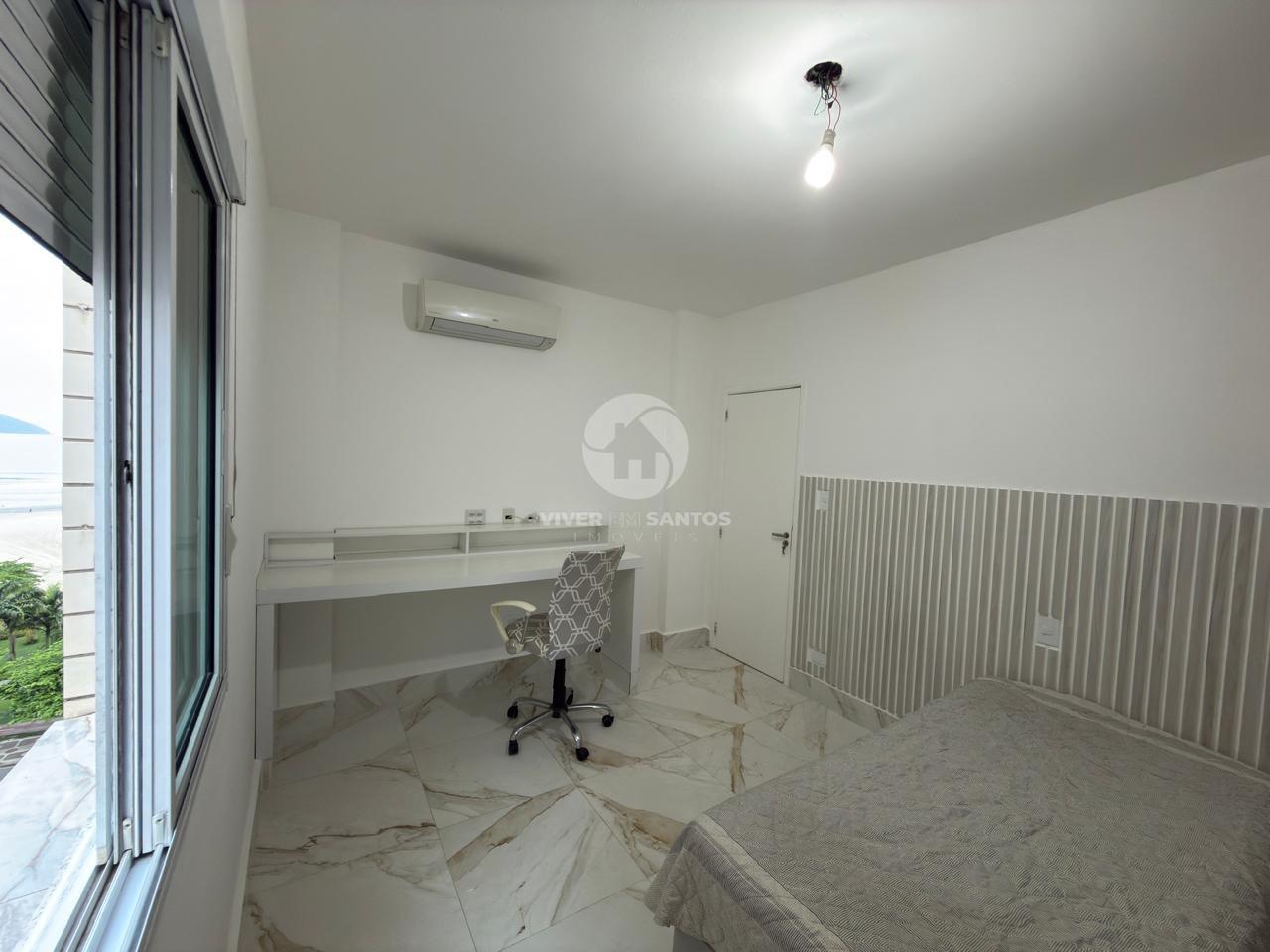 Apartamento Reformado, Andar Alto, 2 Dormitórios e Vista para o Mar na Avenida da Praia – Pompéia, Santos/SP em Pompéia, Santos — foto 7