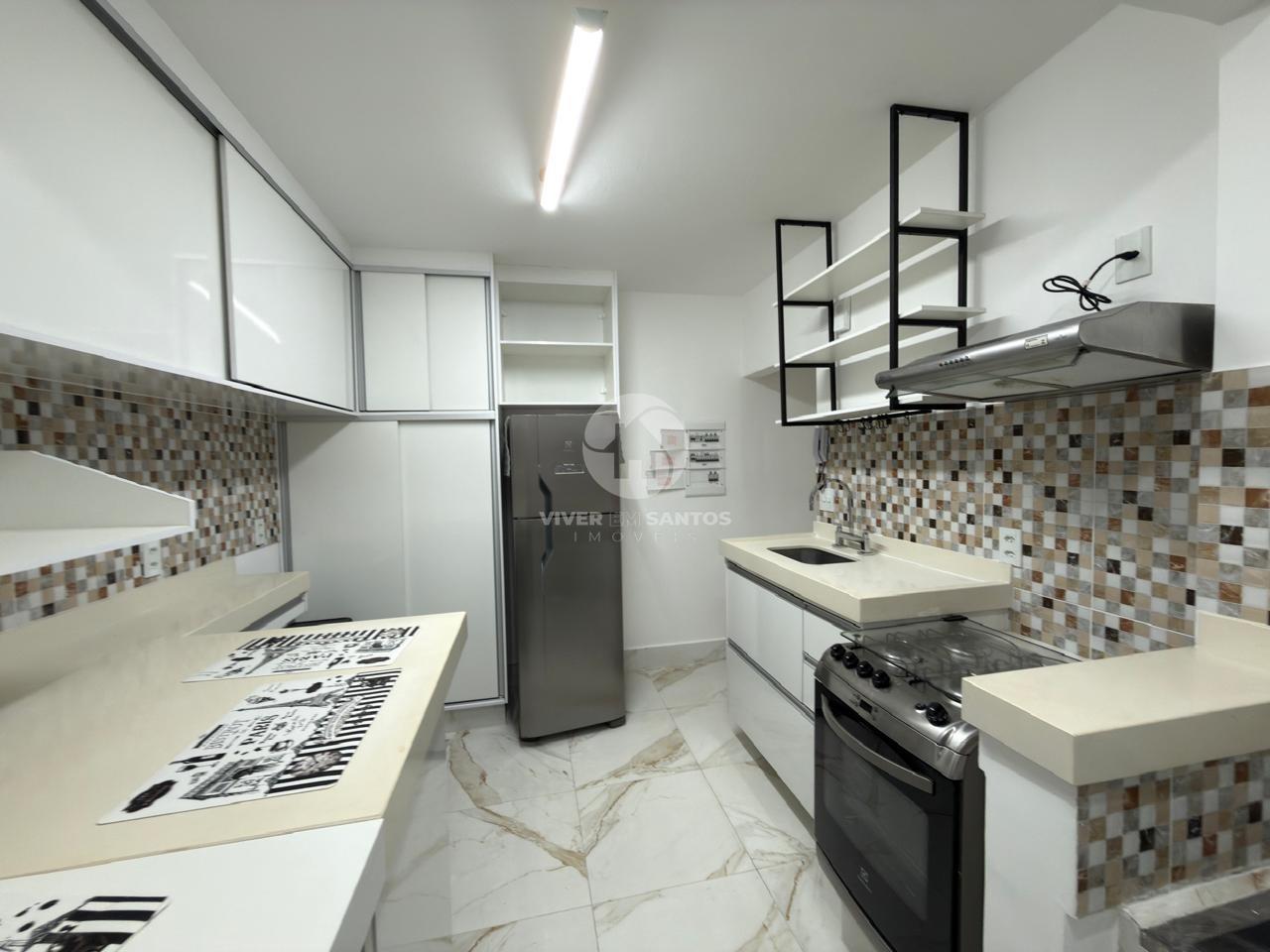 Apartamento Reformado, Andar Alto, 2 Dormitórios e Vista para o Mar na Avenida da Praia – Pompéia, Santos/SP em Pompéia, Santos — foto 18