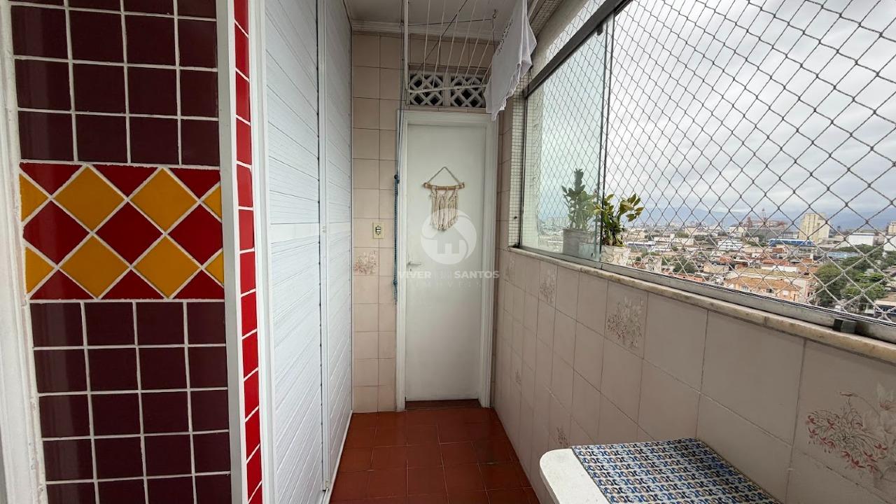 Apartamento 2 Dormitórios, Vista Livre para o Porto e Garagem na Aparecida – Santos/SP em Aparecida, Santos — foto 24