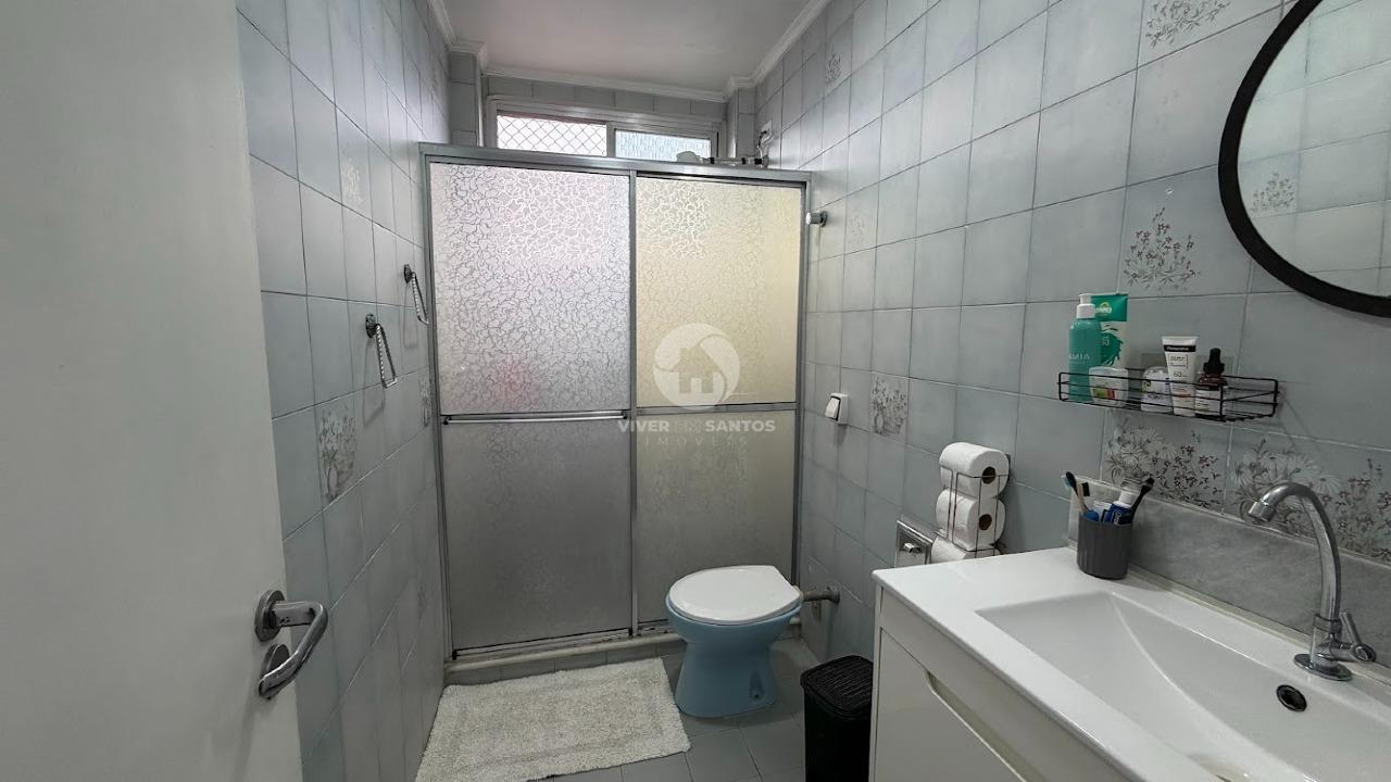 Apartamento 2 Dormitórios, Vista Livre para o Porto e Garagem na Aparecida – Santos/SP em Aparecida, Santos — foto 13