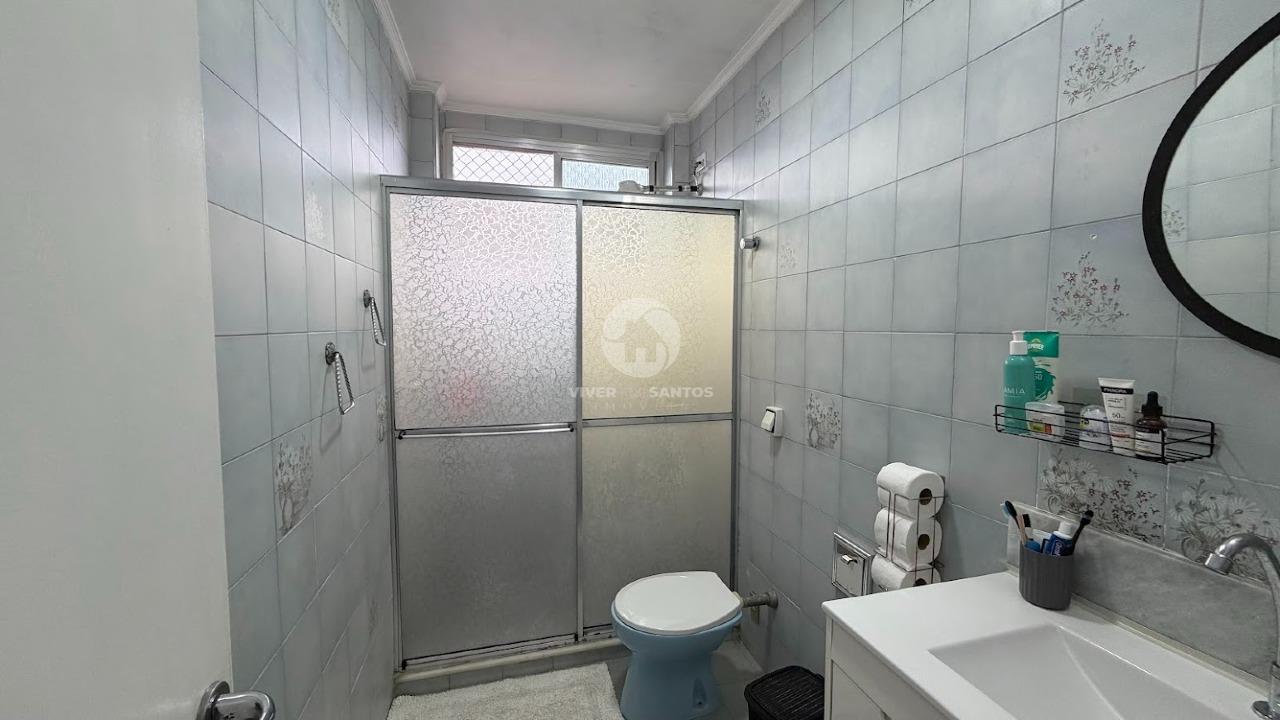 Apartamento 2 Dormitórios, Vista Livre para o Porto e Garagem na Aparecida – Santos/SP em Aparecida, Santos — foto 14