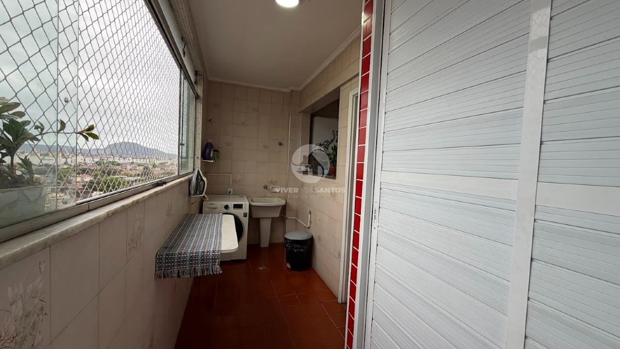 Apartamento 2 Dormitórios, Vista Livre para o Porto e Garagem na Aparecida – Santos/SP em Aparecida, Santos — foto 25