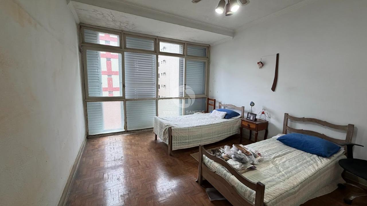 Apartamento 2 Dormitórios, Varanda, Vista Lateral para o Mar e Dependência Completa na Aparecida – Santos/SP em Aparecida, Santos — foto 8