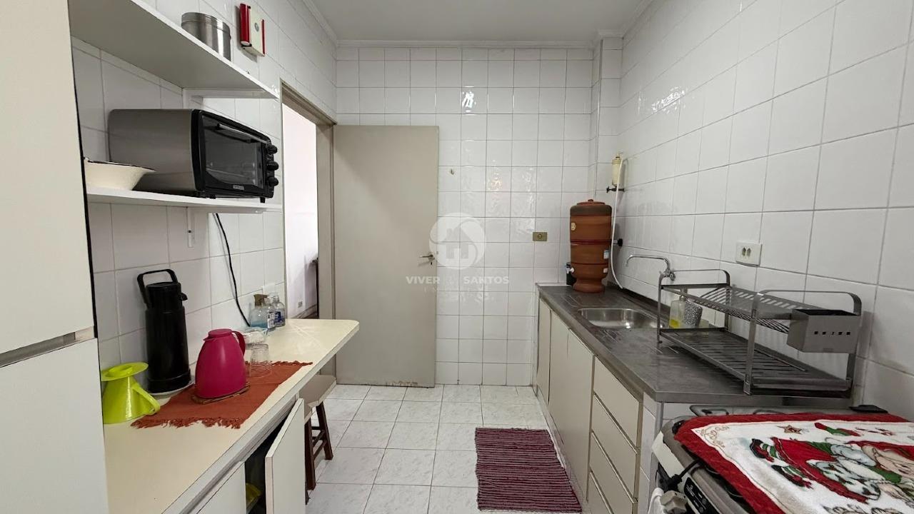 Apartamento 2 Dormitórios, Varanda, Vista Lateral para o Mar e Dependência Completa na Aparecida – Santos/SP em Aparecida, Santos — foto 21