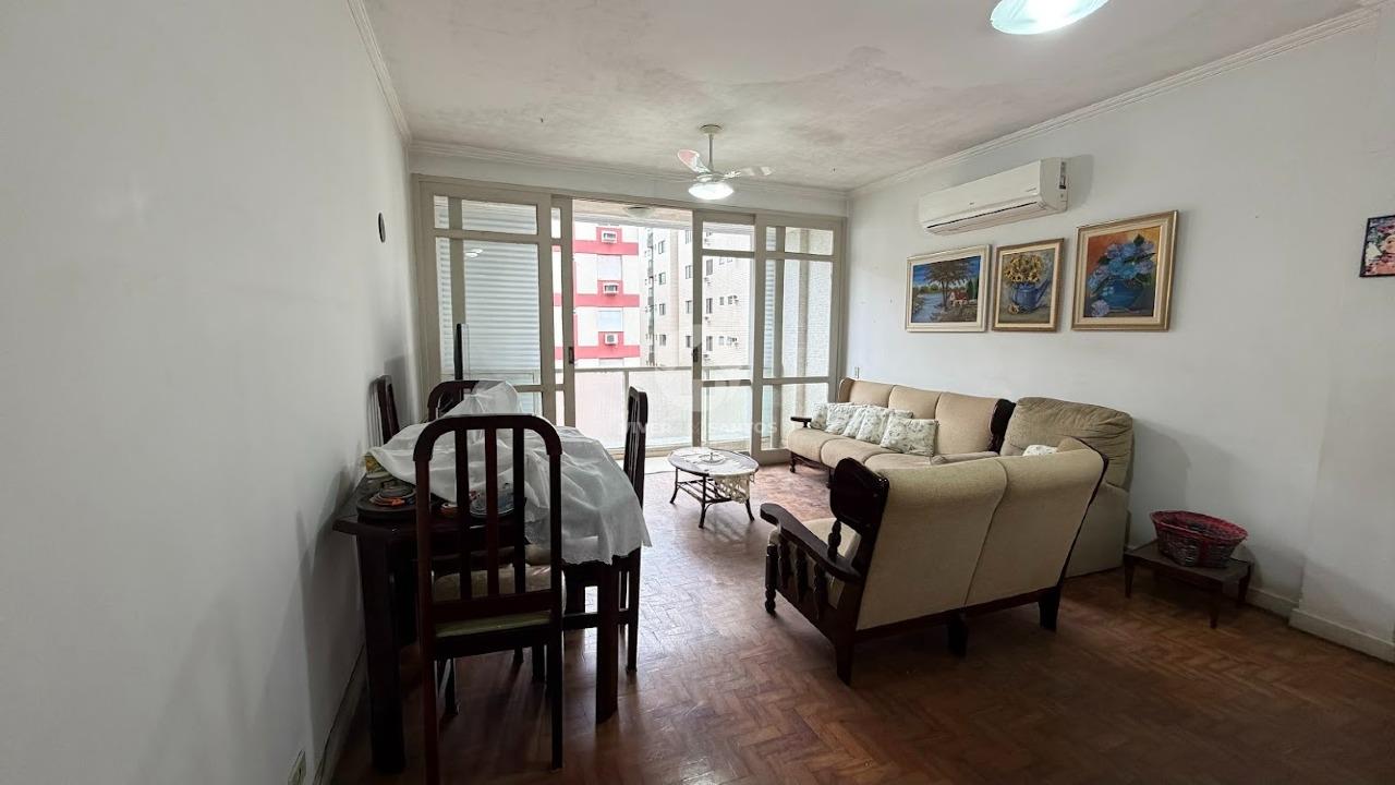 Apartamento 2 Dormitórios, Varanda, Vista Lateral para o Mar e Dependência Completa na Aparecida – Santos/SP em Aparecida, Santos — foto 2