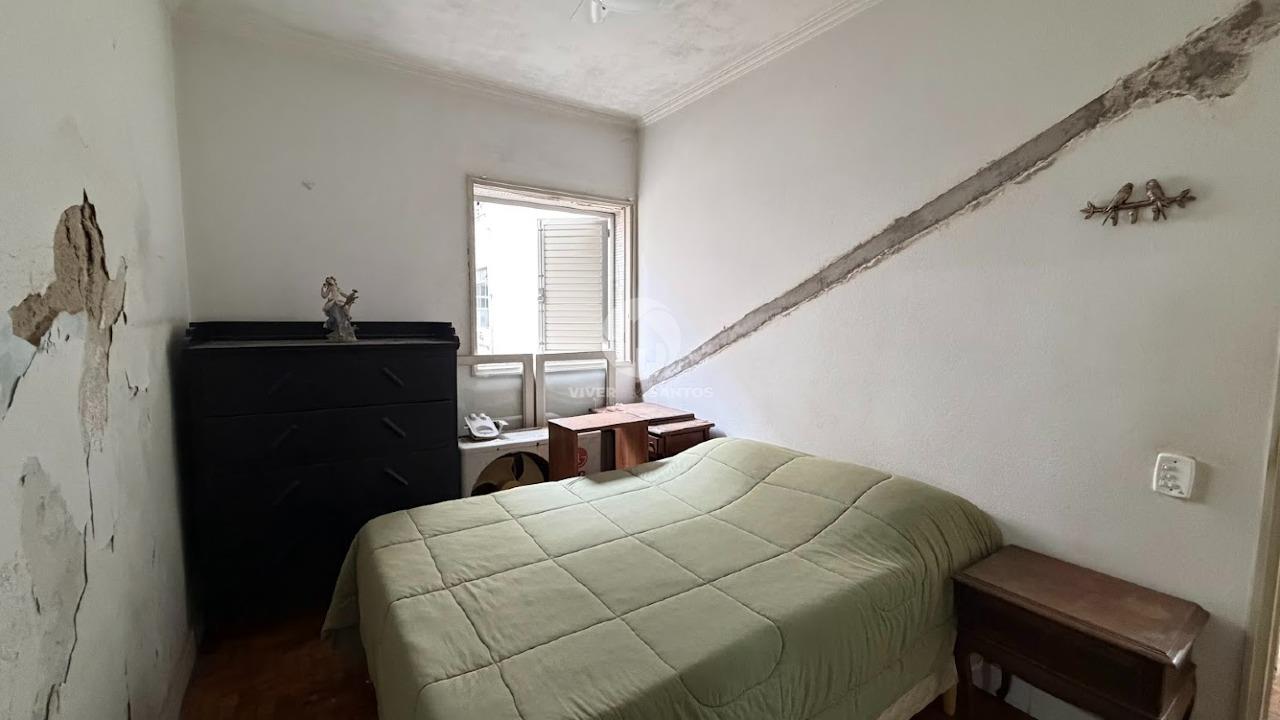 Apartamento 2 Dormitórios, Varanda, Vista Lateral para o Mar e Dependência Completa na Aparecida – Santos/SP em Aparecida, Santos — foto 16