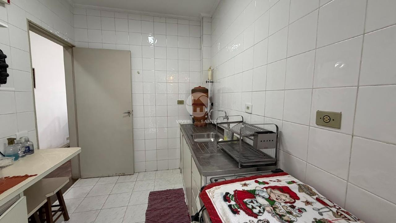 Apartamento 2 Dormitórios, Varanda, Vista Lateral para o Mar e Dependência Completa na Aparecida – Santos/SP em Aparecida, Santos — foto 23