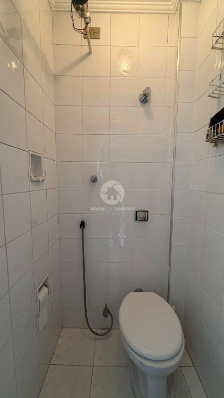Apartamento 2 Dormitórios, Varanda, Vista Lateral para o Mar e Dependência Completa na Aparecida – Santos/SP em Aparecida, Santos — foto 29