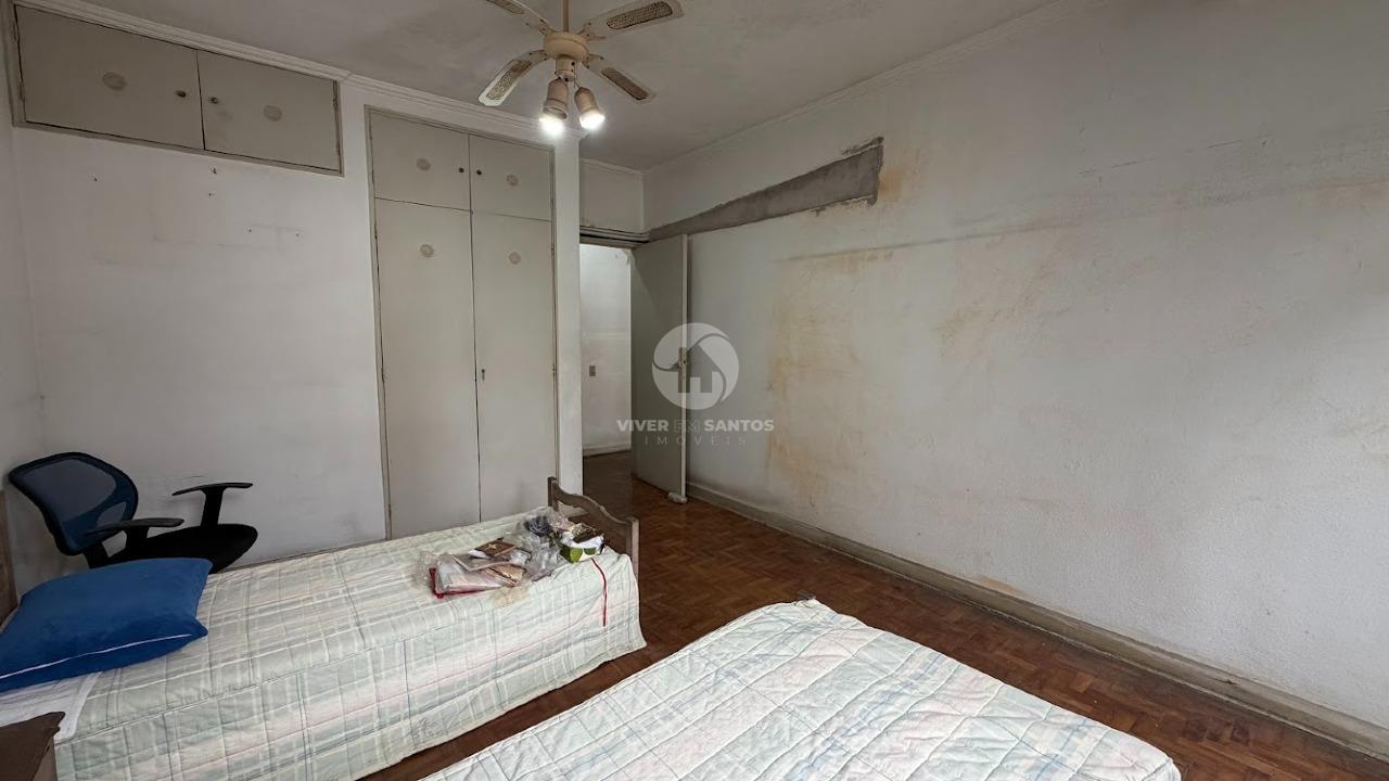 Apartamento 2 Dormitórios, Varanda, Vista Lateral para o Mar e Dependência Completa na Aparecida – Santos/SP em Aparecida, Santos — foto 9