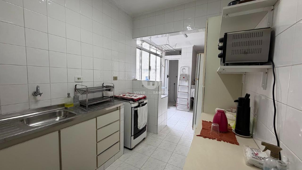 Apartamento 2 Dormitórios, Varanda, Vista Lateral para o Mar e Dependência Completa na Aparecida – Santos/SP em Aparecida, Santos — foto 25