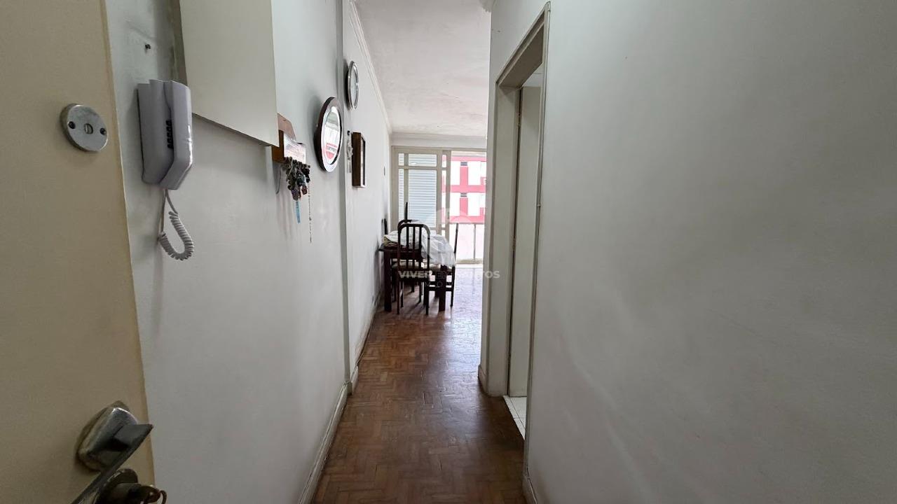 Apartamento 2 Dormitórios, Varanda, Vista Lateral para o Mar e Dependência Completa na Aparecida – Santos/SP em Aparecida, Santos — foto 7