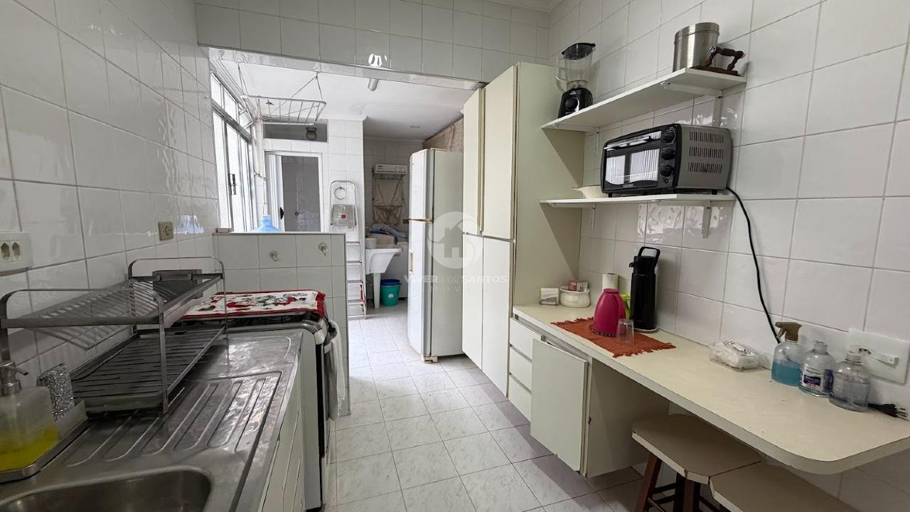 Apartamento 2 Dormitórios, Varanda, Vista Lateral para o Mar e Dependência Completa na Aparecida – Santos/SP em Aparecida, Santos — foto 22