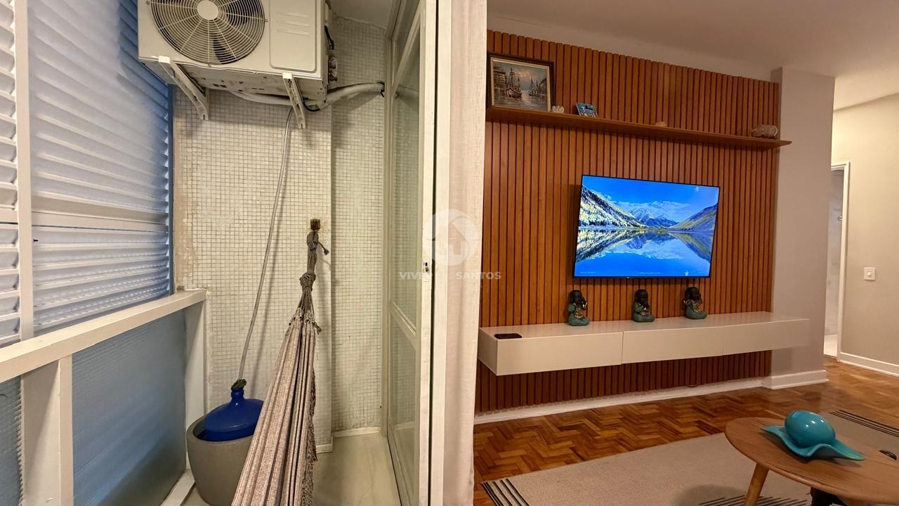 Apartamento 2 dormitórios na quadra da praia e do shopping Praiamar - Aparecida - Santos em Aparecida, Santos — foto 5