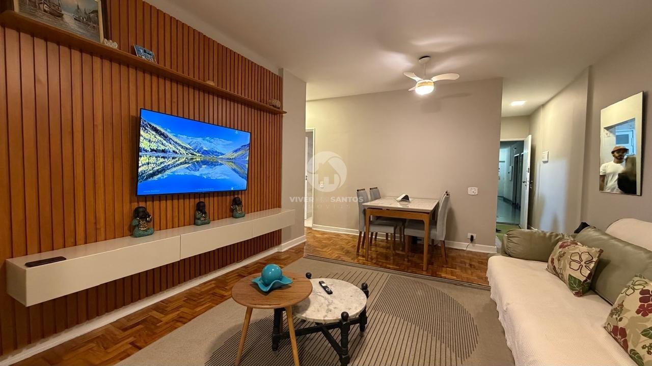 Apartamento 2 dormitórios na quadra da praia e do shopping Praiamar - Aparecida - Santos em Aparecida, Santos — foto 4
