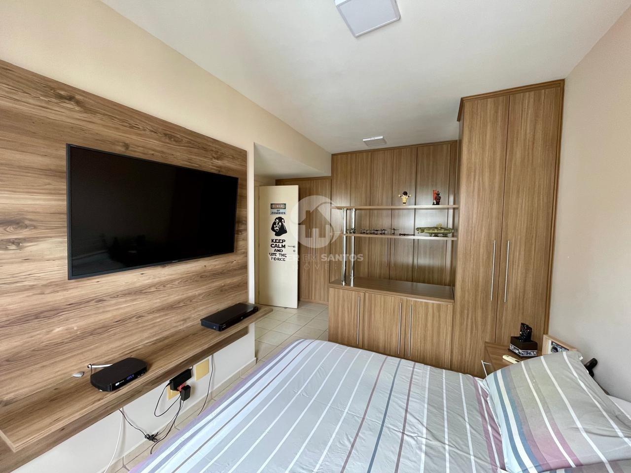 Apartamento Duplex 160 m², 3 Dormitórios, Suíte, Varanda com Churrasqueira e 2 Vagas no Boqueirão – Santos/SP em Boqueirão, Santos — foto 5