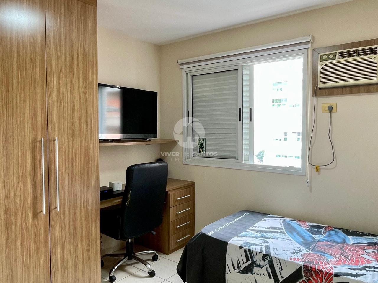 Apartamento Duplex 160 m², 3 Dormitórios, Suíte, Varanda com Churrasqueira e 2 Vagas no Boqueirão – Santos/SP em Boqueirão, Santos — foto 11