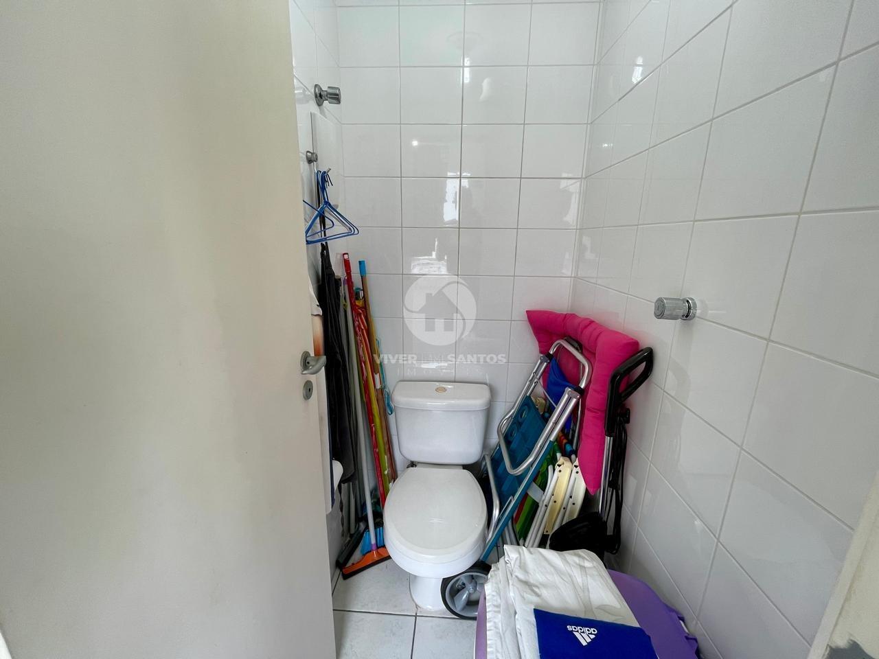 Apartamento Duplex 160 m², 3 Dormitórios, Suíte, Varanda com Churrasqueira e 2 Vagas no Boqueirão – Santos/SP em Boqueirão, Santos — foto 20