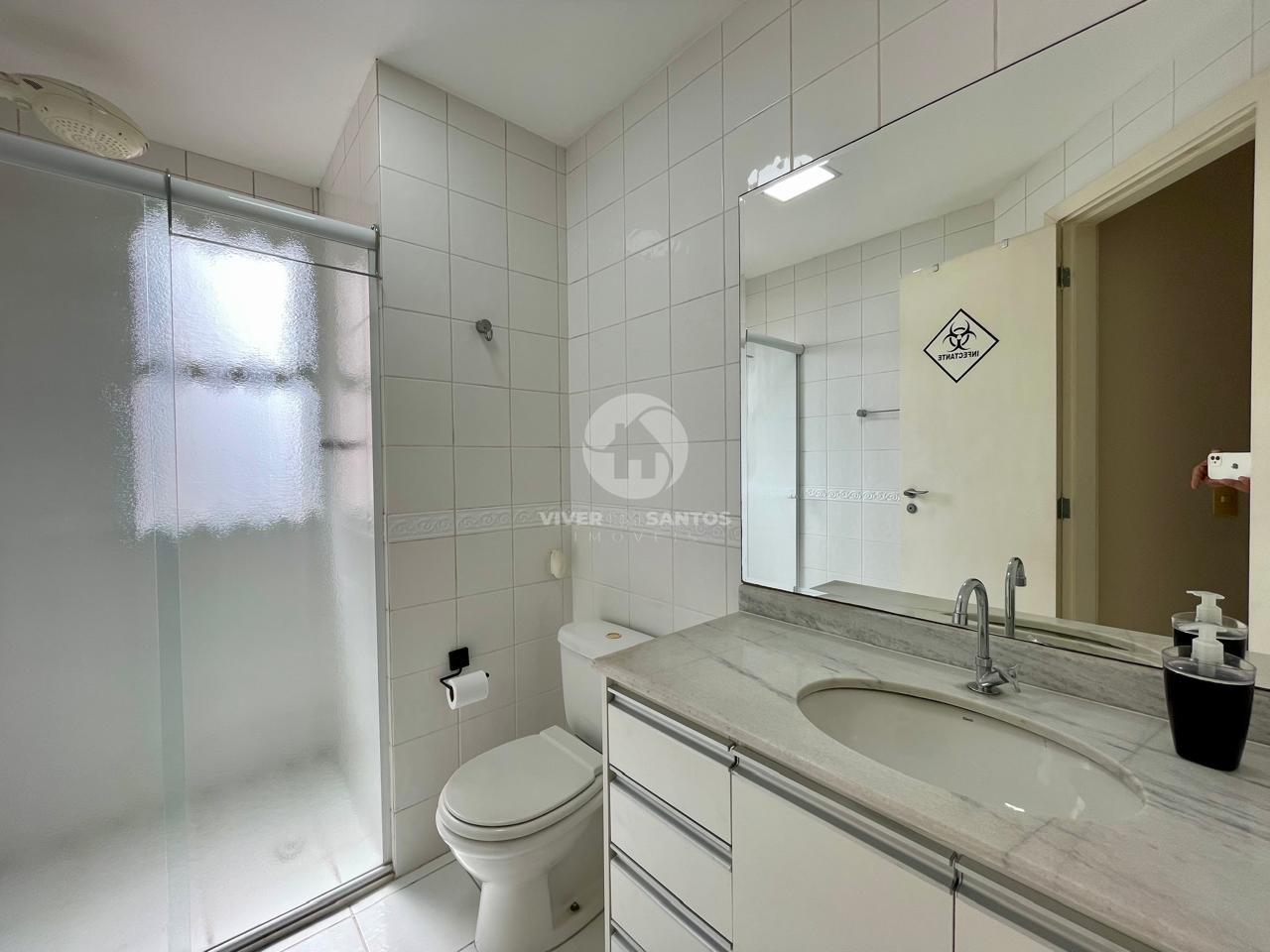 Apartamento Duplex 160 m², 3 Dormitórios, Suíte, Varanda com Churrasqueira e 2 Vagas no Boqueirão – Santos/SP em Boqueirão, Santos — foto 12