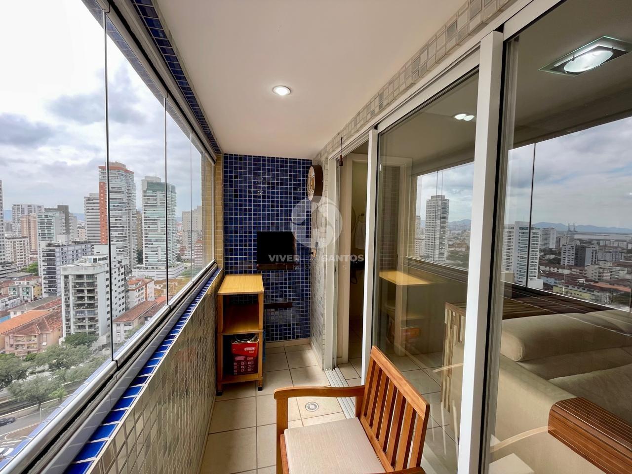 Apartamento Duplex 160 m², 3 Dormitórios, Suíte, Varanda com Churrasqueira e 2 Vagas no Boqueirão – Santos/SP em Boqueirão, Santos — foto 16