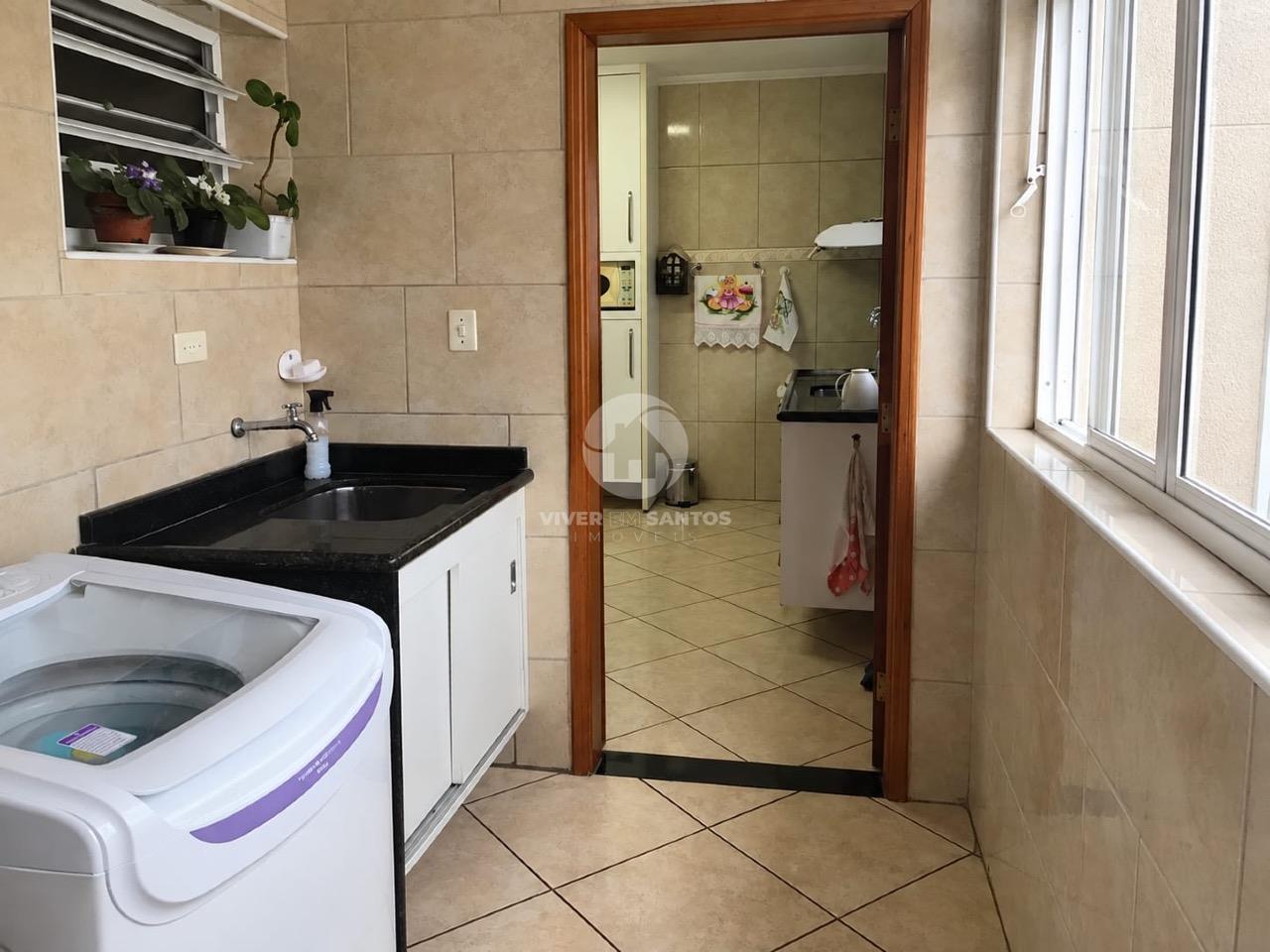 Sobreposta Alta com 3 Dormitórios, Área Gourmet e 1 Vaga no Marapé – Santos/SP em Marapé, Santos — foto 19