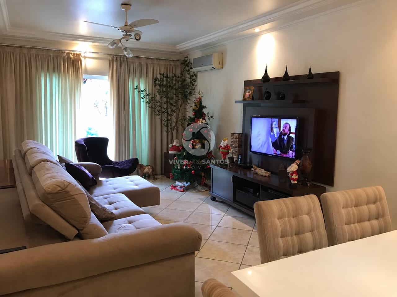 Sobreposta Alta com 3 Dormitórios, Área Gourmet e 1 Vaga no Marapé – Santos/SP em Marapé, Santos — foto 2