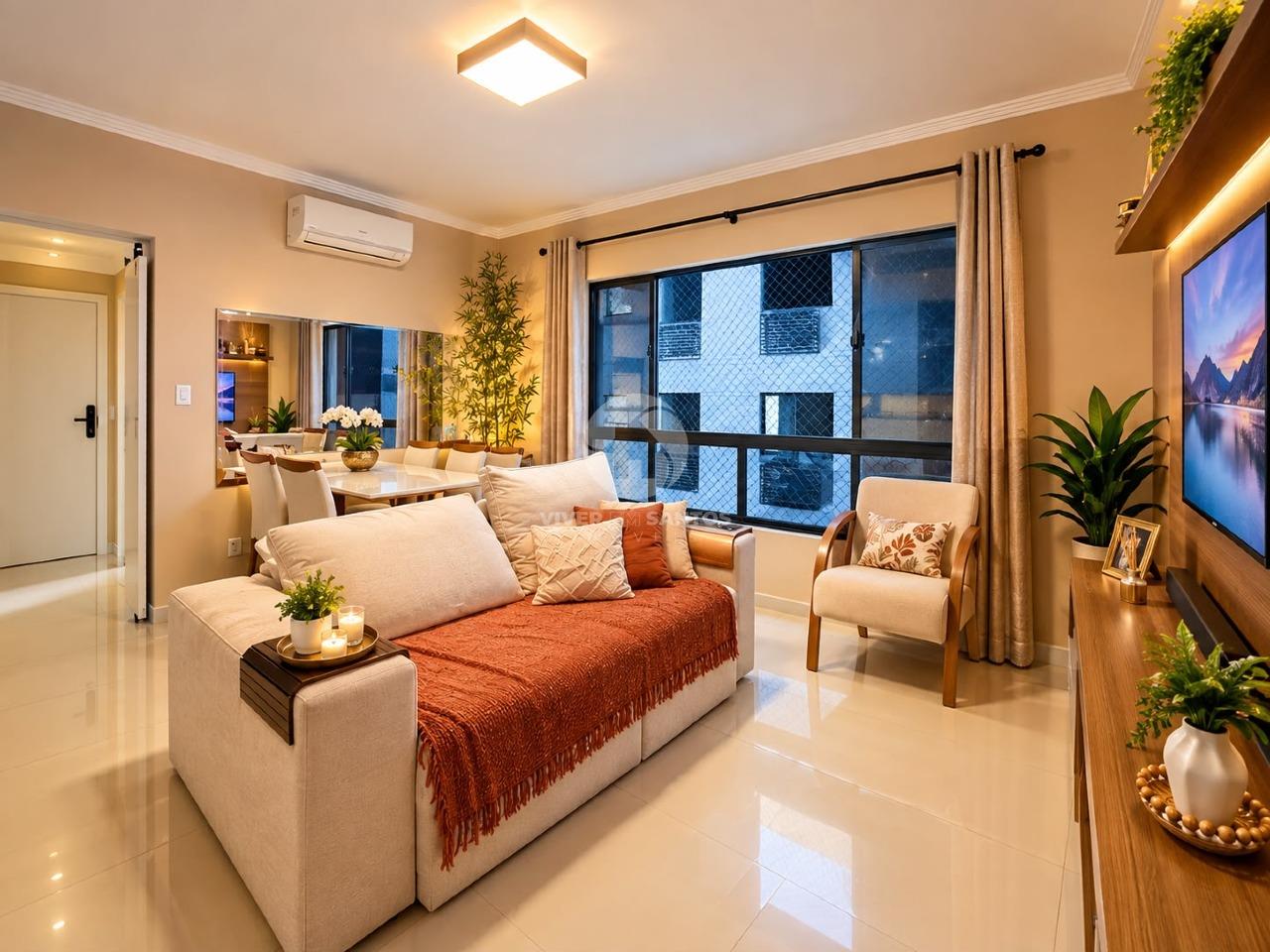Apartamento 52 m², 1 Dormitório, Sol da Manhã e Garagem na Ponta da Praia – Santos/SP em Ponta da Praia, Santos — foto 2