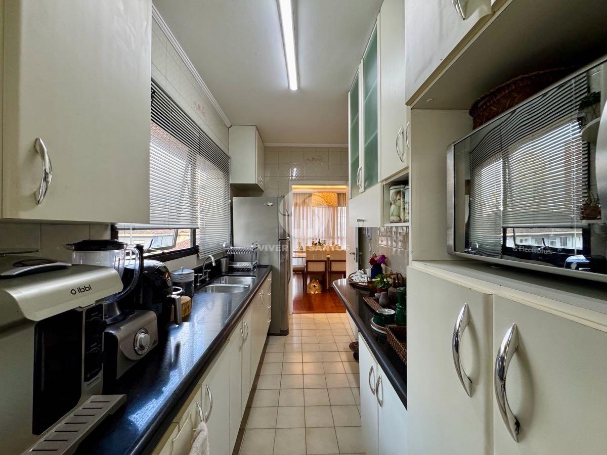 Apartamento 110 m², 3 Dormitórios, Suíte, Hall Privativo e Vaga Demarcada no Boqueirão – Santos/SP em Boqueirão, Santos — foto 12