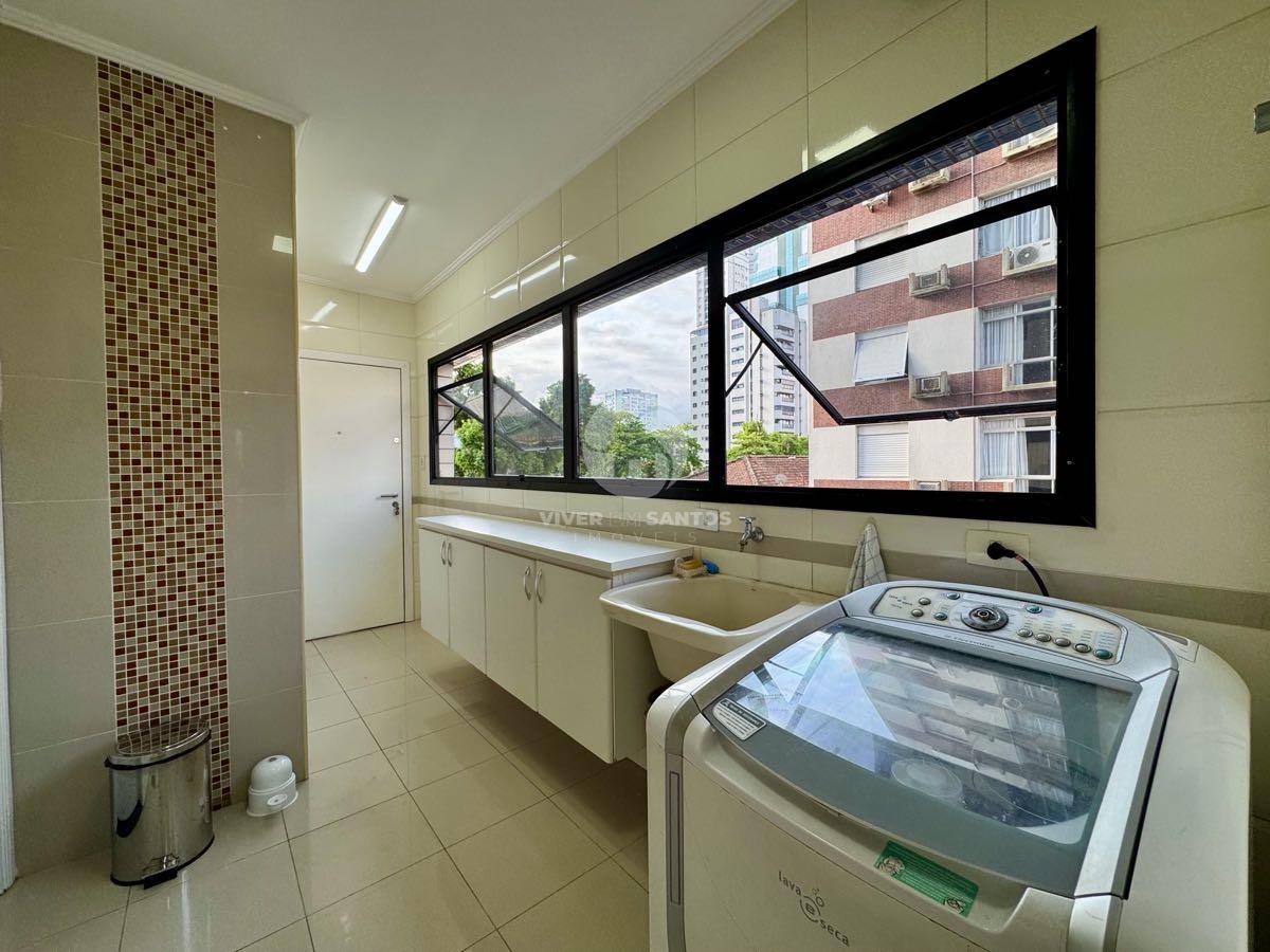 Apartamento 110 m², 3 Dormitórios, Suíte, Hall Privativo e Vaga Demarcada no Boqueirão – Santos/SP em Boqueirão, Santos — foto 14